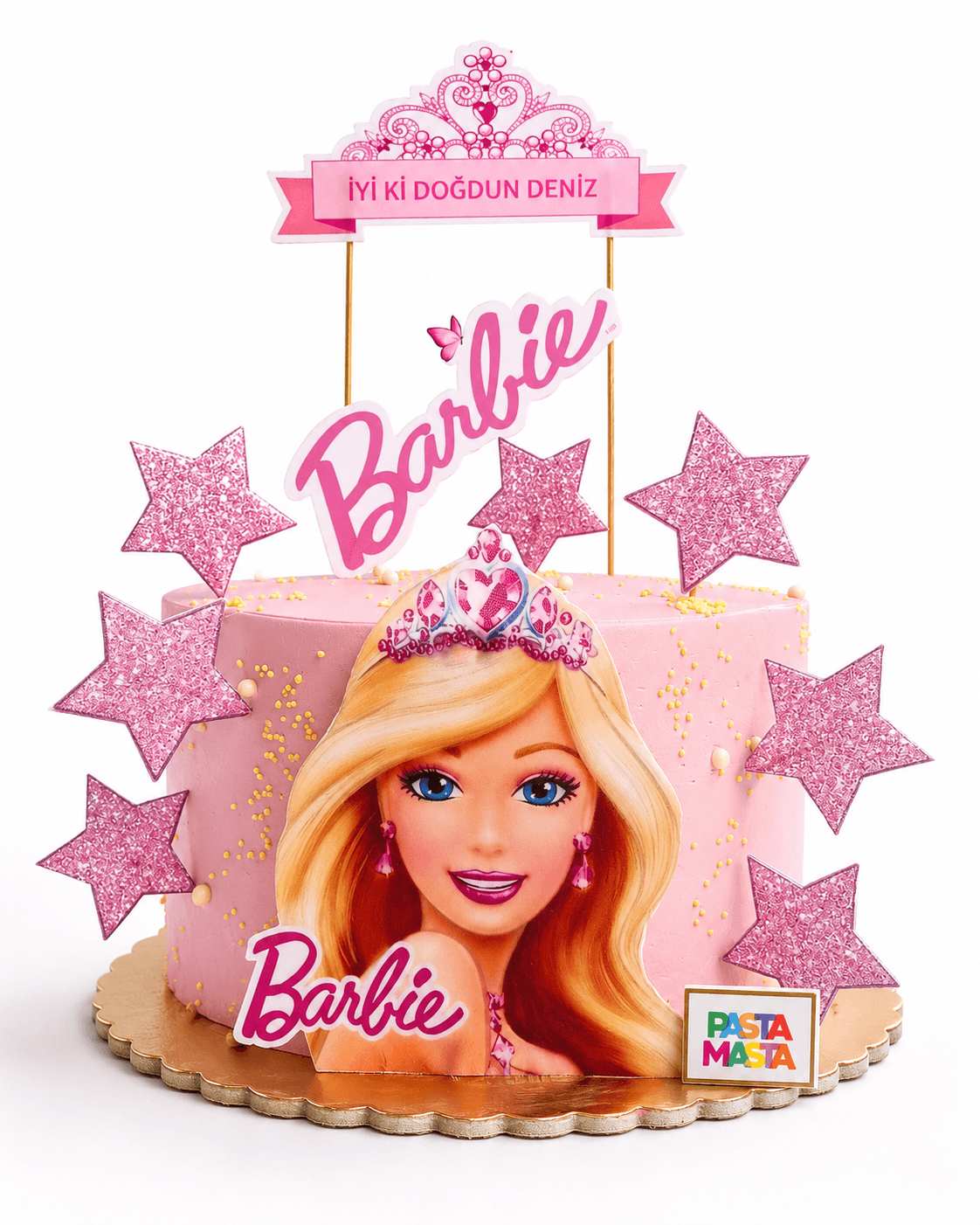 Barbie Temalı Doğum Günü Pastası